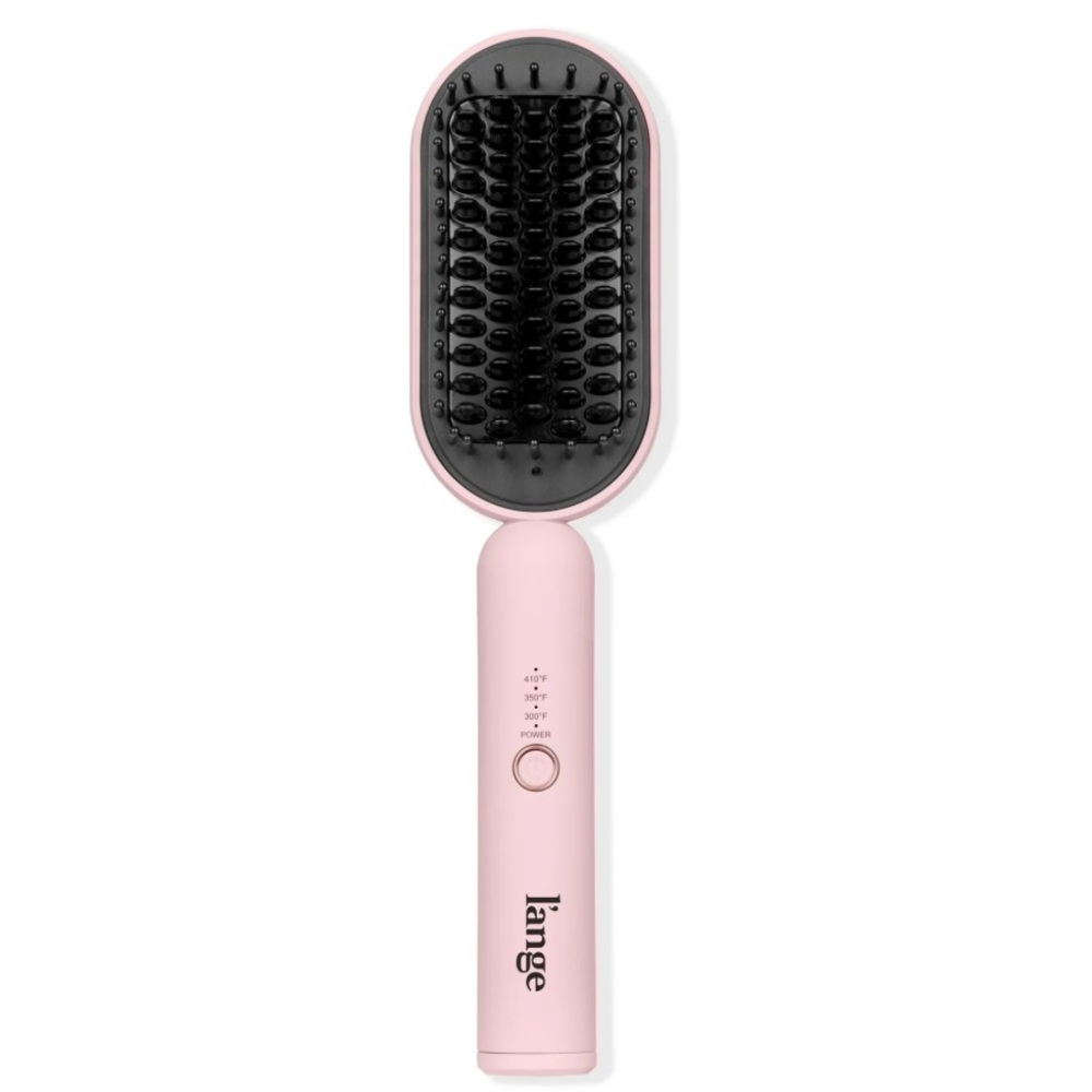 L’ange Pink 2-in-1 Hair Straightening Brush